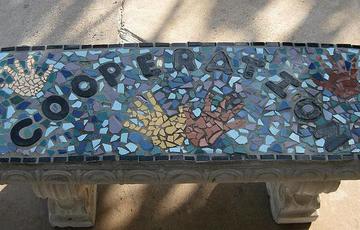 Tavolo con mosaico