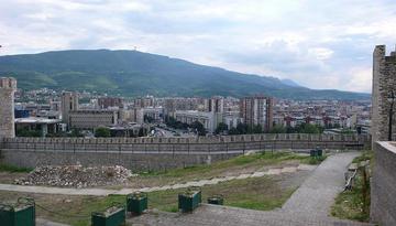 Skopje, vista sulla città, foto di Michel Guilly - Flickr.com