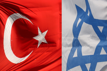 bandiere Turchia Israele