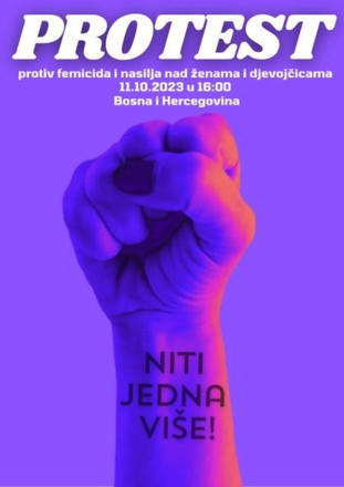 Protest BiH 11 ottobre 2023
