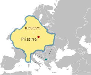 Kosovo mappa