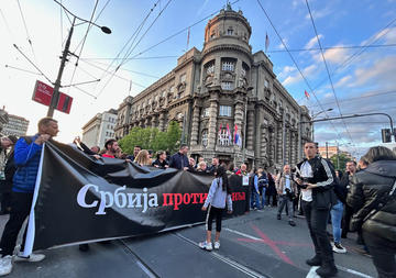 Belgrade, 8 May 2023, protests against violence (Photo M. Moratti)