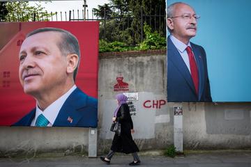 Election posters of the two main contenders for the Turkish presidency © tolga ildun/Shutterstock