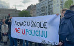 2_Belgrado, i soldi alle scuole no alla polizia, 8 maggio 2023 © Massimo Moratti
