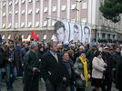Marcia slienziosa per le vie di Tirana