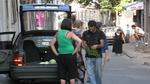 Commercio abusivo ambulante nell'Old Tbilisi