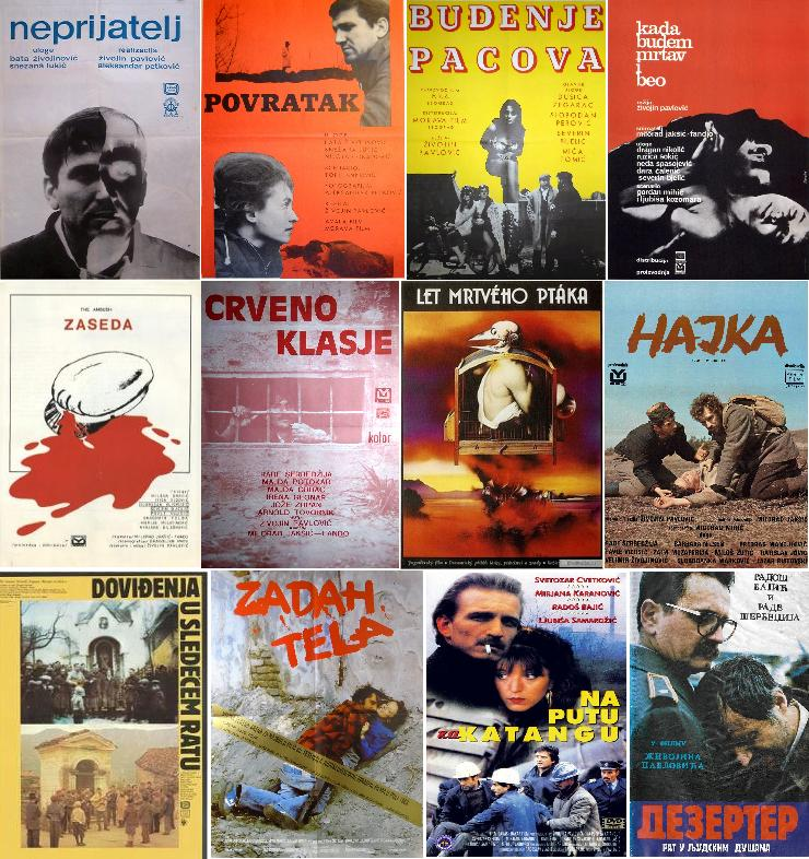 Alcune locandine dei film di Živojin Žika Pavlović