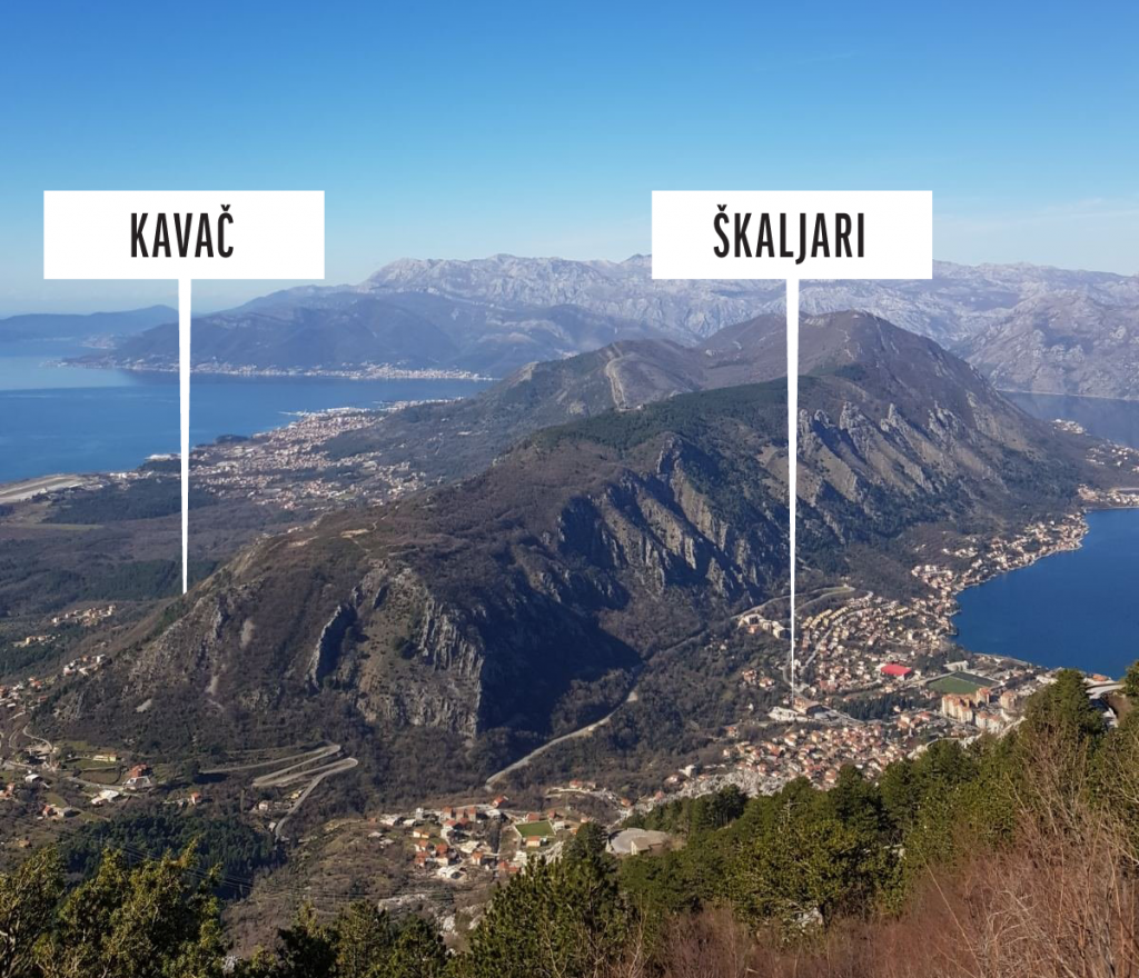 Le frazioni di Kavač e Škaljari, Bocche di Cattaro (foto: MANS)
