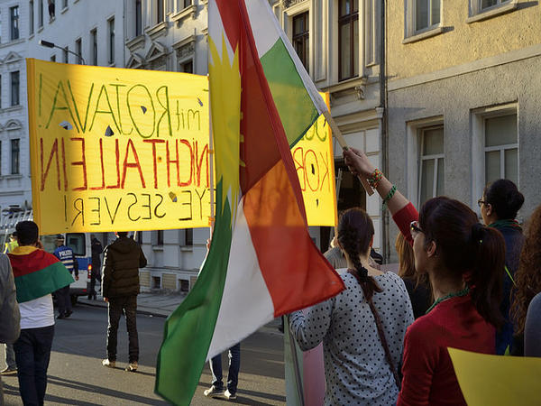 Manifestazione a Lipsia, Germania
