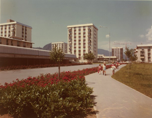 Nuova area residenziale a Pirot, 1979, foto dell'archivio del Museo della storia della Jugoslavia