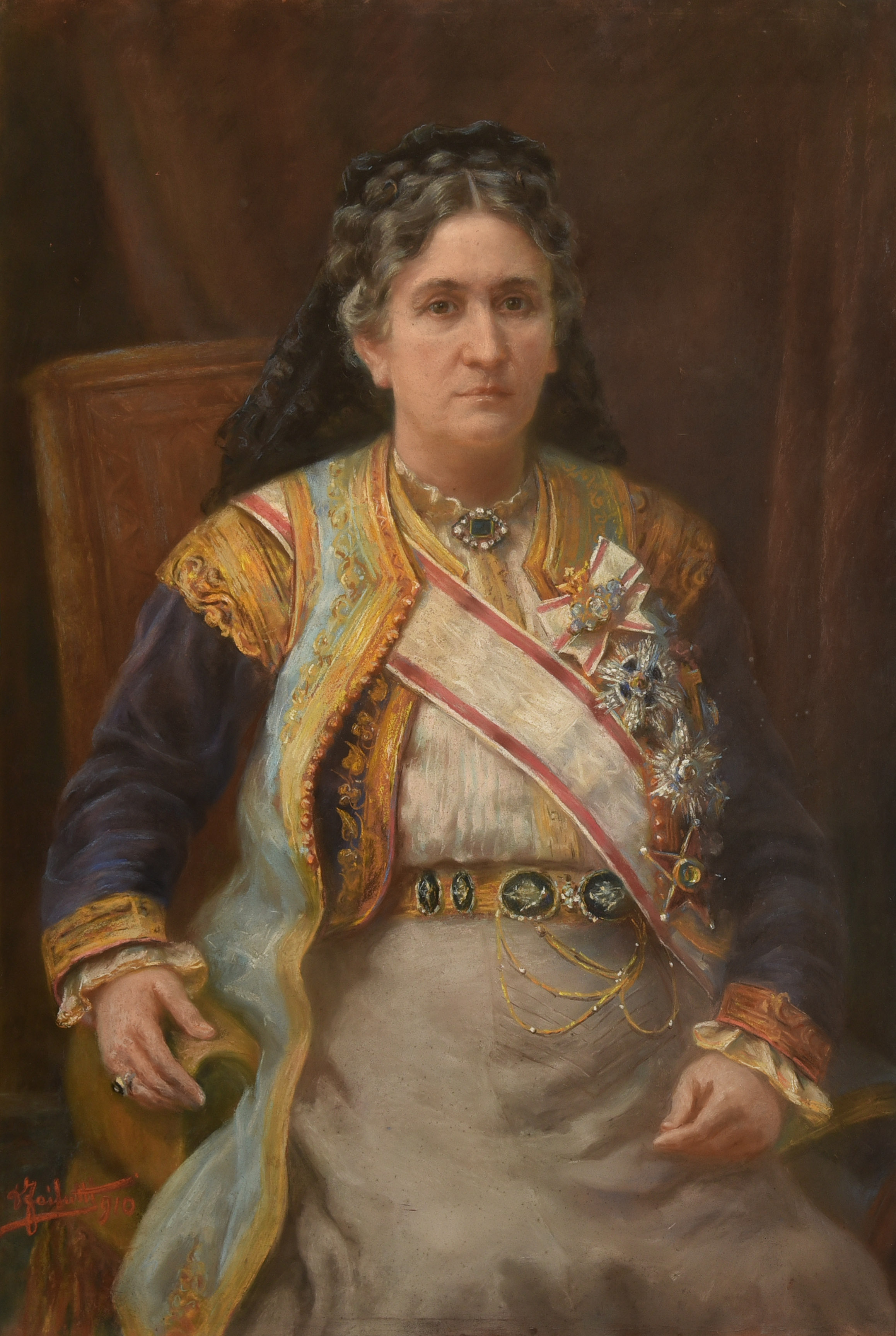 Regina Milena del Montenegro (1910) Domenico Failutti © Autore delle foto Saša Kovačević
