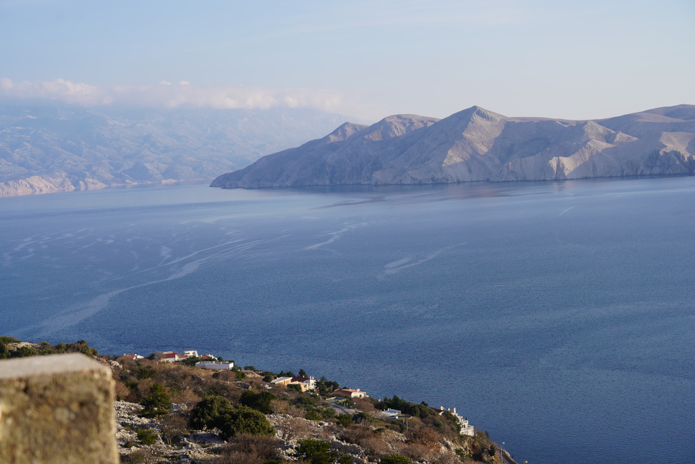 View from the Baška cemetery – photo by Davide Sighele