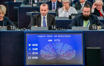 Parlamento europeo, il voto sulla direttiva Copyright (Parlamento europeo - Flickr CC BY 2.0)