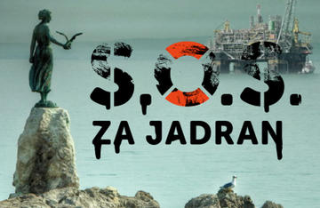 Campagna contro le trivellazioni di SOS za Jadran               