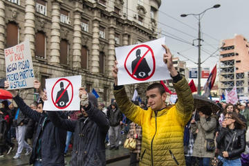 Serbia, proteste aprile 2017 - foto GIovanni Vale.jpg