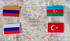 Una mappa geografica del Nagorno Karabakh