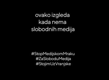 Serbia, campagna stop al buio mediatico (Slavko Ćuruvija fond)