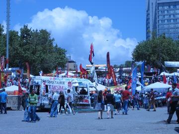 Piazza Taksim 9 giugno 2013 - foto di Mara Bernasconi per Obc