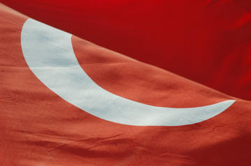 Bandiera turca piegata (Vladimer Shioshvili - Flickr)