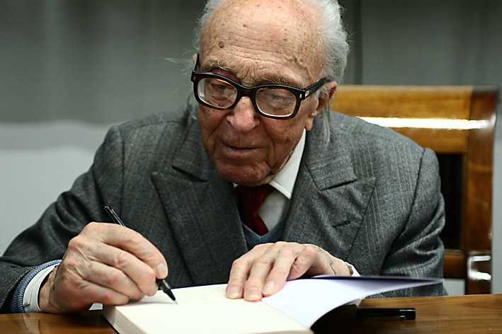 Boris Pahor, scrittore della minoranza slovena di Trieste (foto OBC)