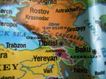 Mappa del Caucaso (giveawayboy /Flickr)