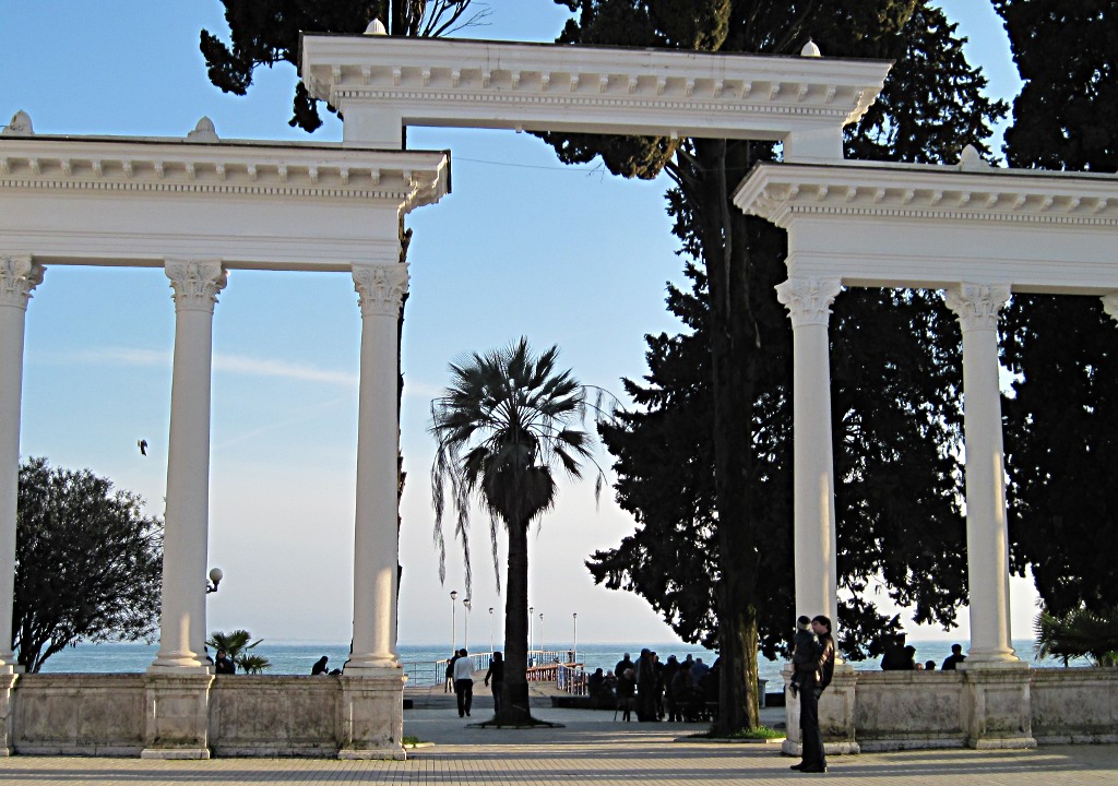 Sukhumi, promenade 