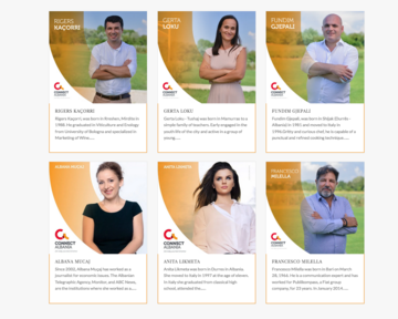 Alcuni dei protagonisti di Connect Albania