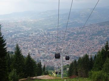 Sarajevo dal Monte Trebević © Leonardo Barattin Sarajevo dal Monte Trebević © Leonardo Barattin