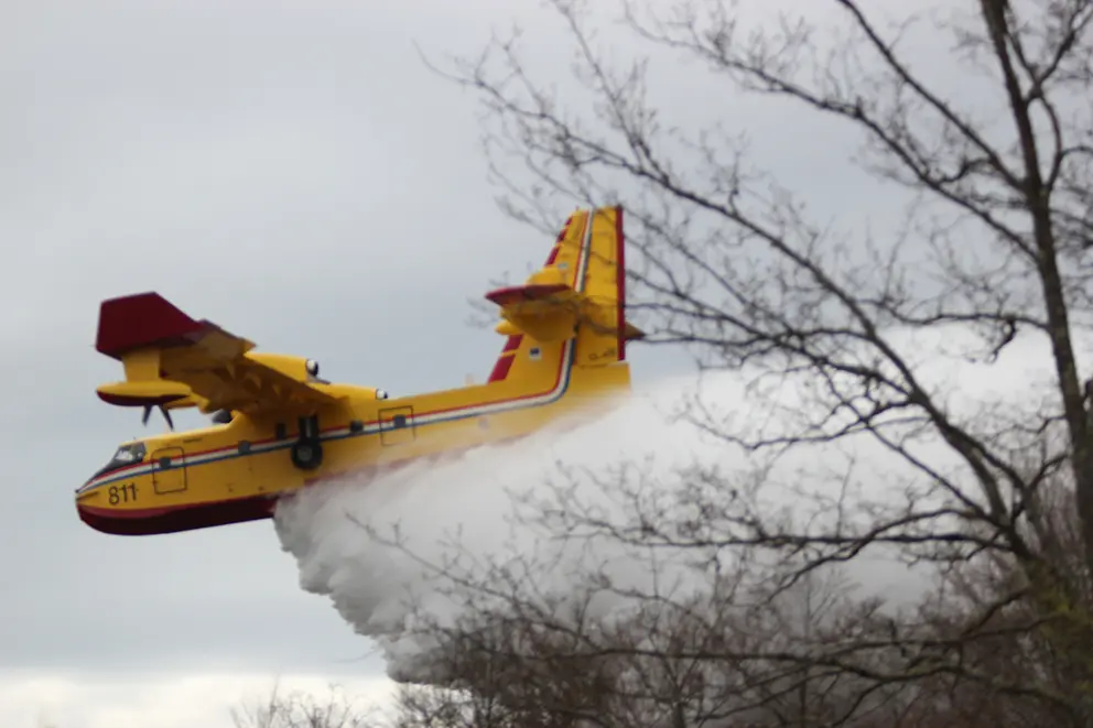 A Canadair of the Croatian firefighters (foto © HVZ)