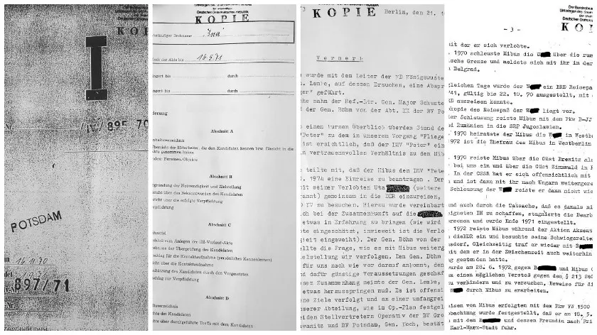 From the STASI archive