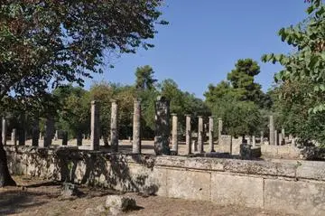 Ancient Olympia, Greece: the gym of athletes (photo F. Polacco)