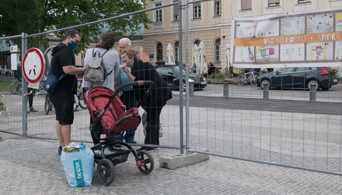 Image from the documentary "GO-VID When the border reappears" by directors and authors from Gorizia Sara Terpin and Carlo Ghio, founders of the portal  www.slovely.eu 