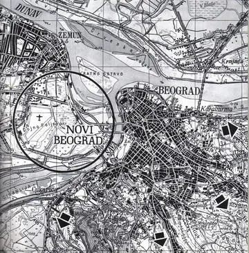 Novi Beograd in 1961 Novi Beograd in 1961