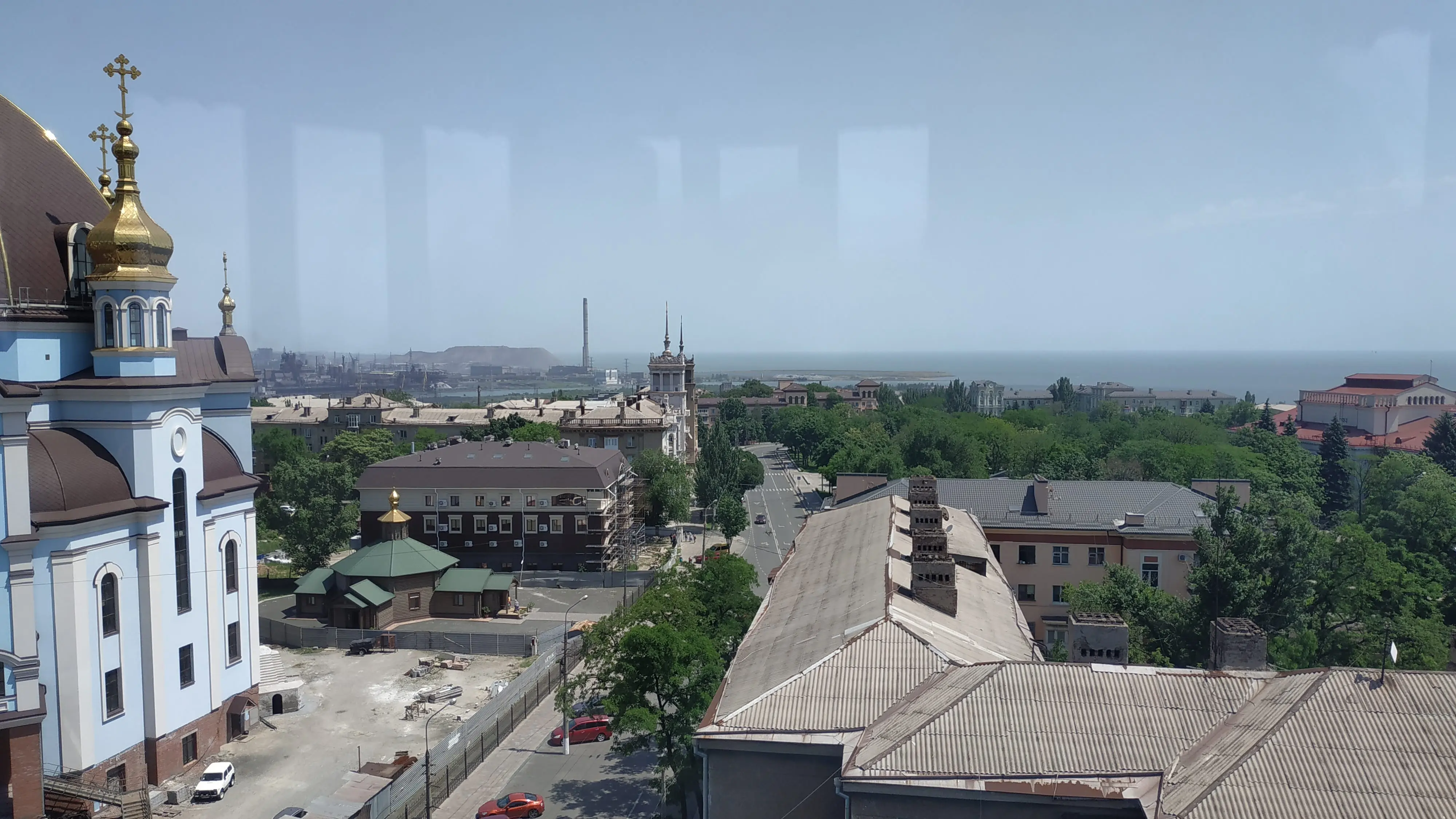 Panorama sulla zona industriale di Mariupol - foto di Claudia Bettiol