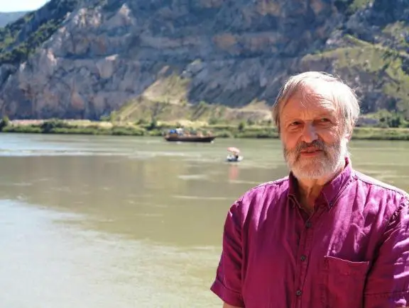 Peter Mibus on the Danube bank