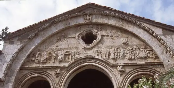 South Portal with reliefs, Aghia Sophia, Trabzon