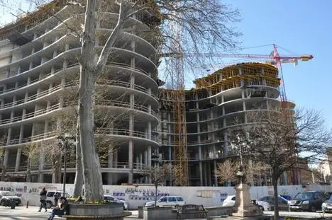 Uno dei cantieri in centro città - Mari Nikuradze /OC Media