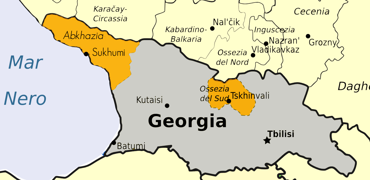 Mappa Abkhazia