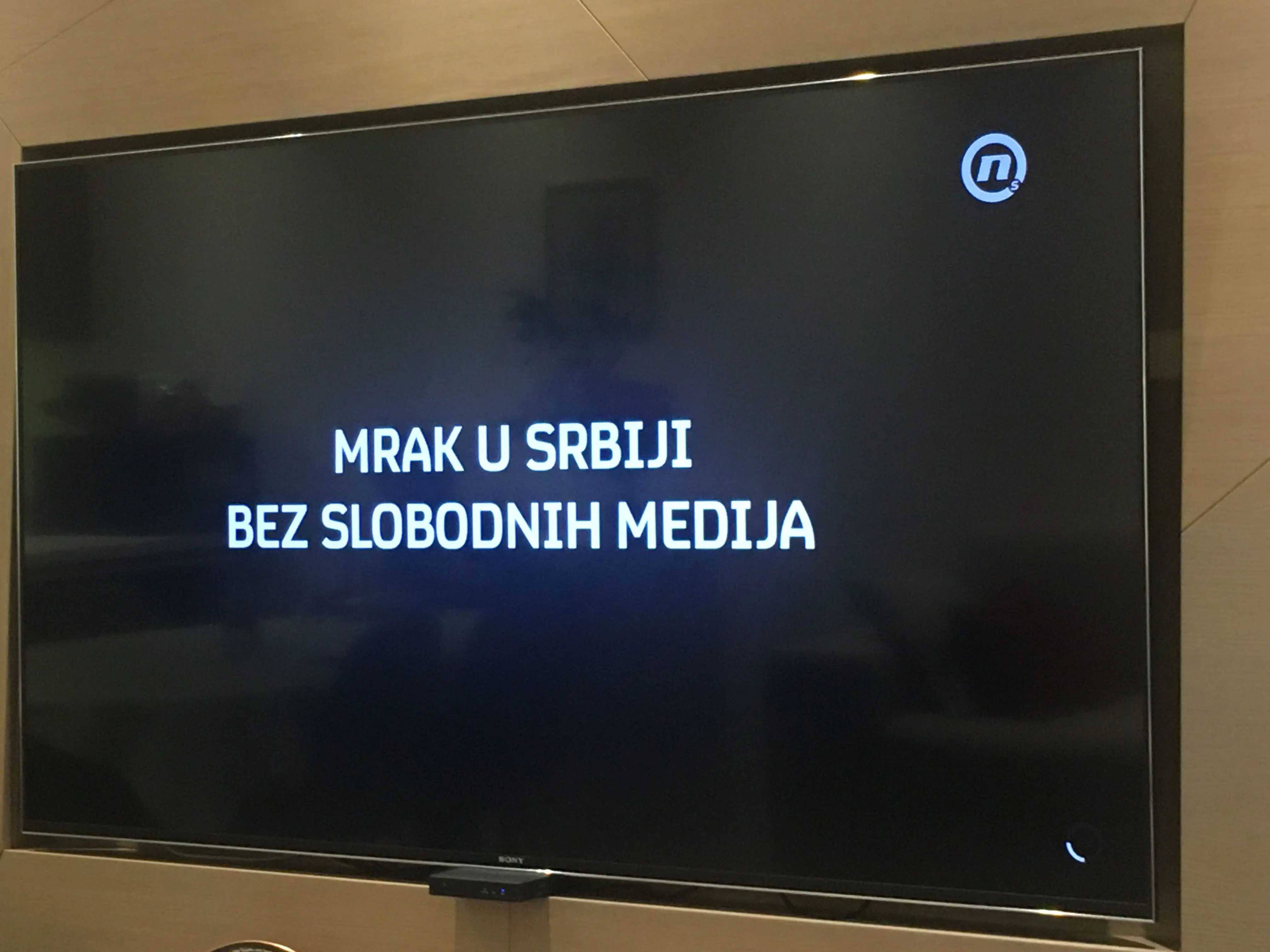 “Darkness in Serbia without free media”