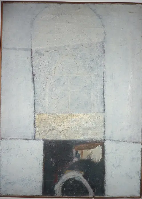 Kompozicija 14 ulje na platnu 1978 76X 55. Kompozicija 14 ulje na platnu 1978 76X 55.