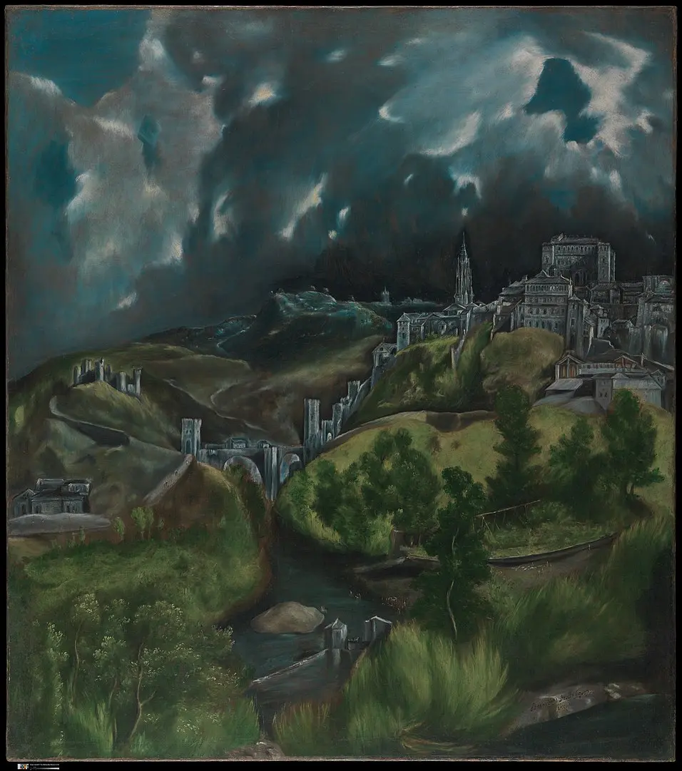 Veduta su Toledo, El Greco (CC license) Veduta su Toledo, El Greco (CC license)