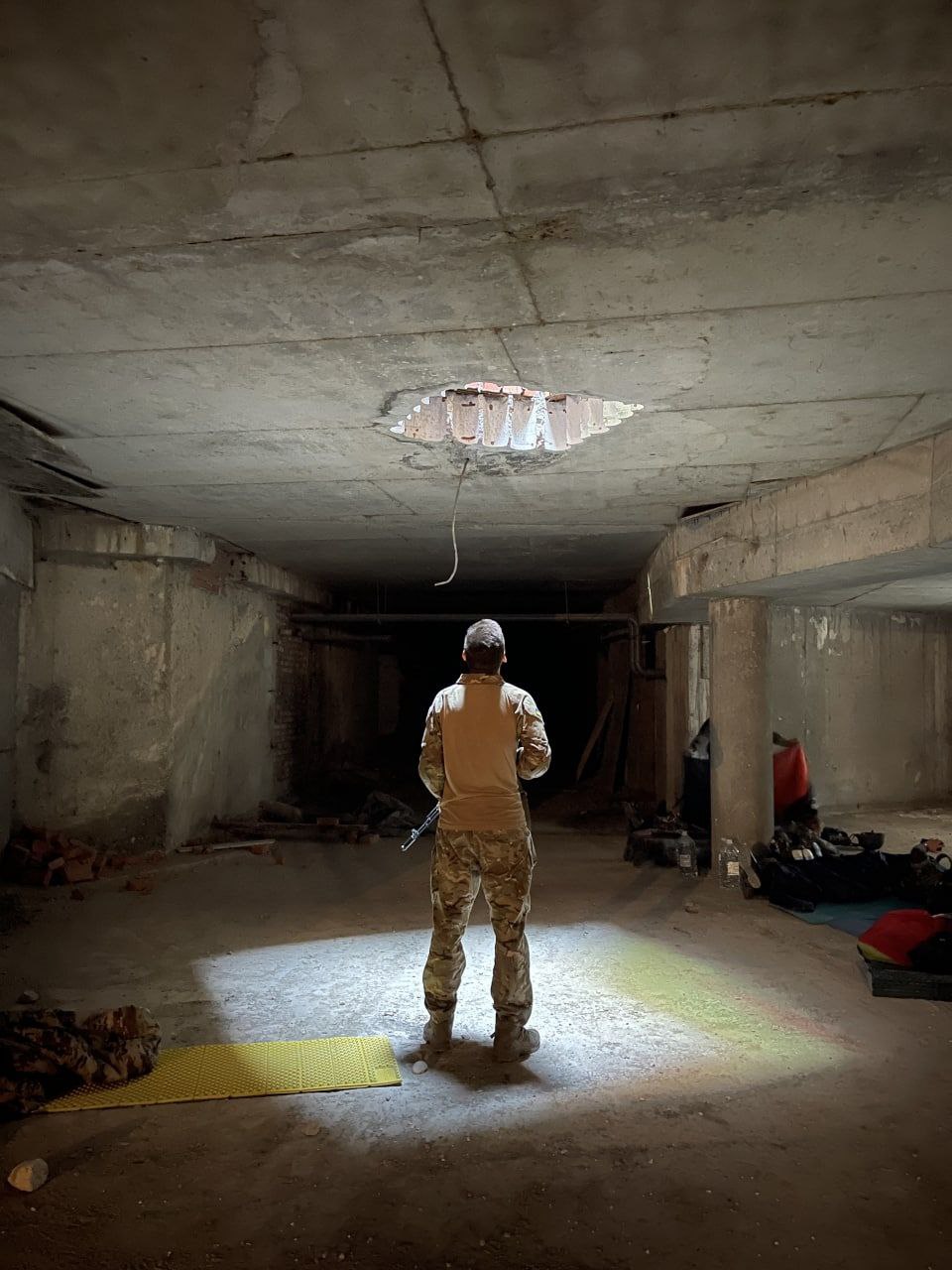 Durante un'operazione del reggimento Kastuś Kalinoŭski - foto fornita dagli intervistati