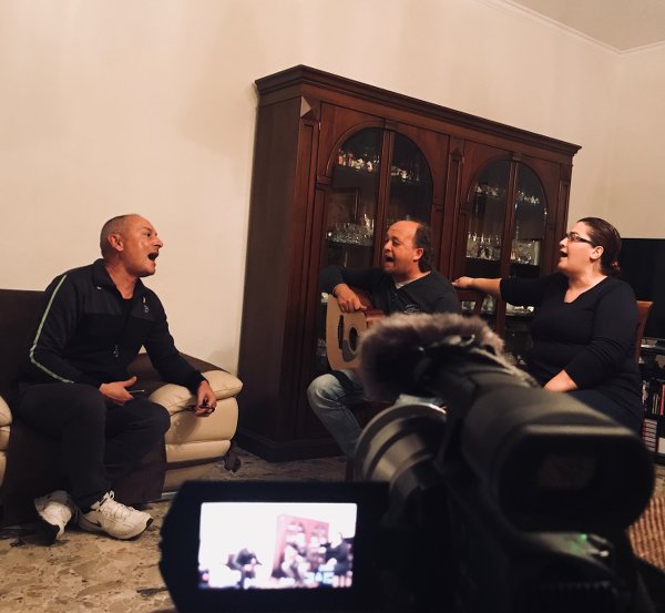 I componenti del gruppo Skhembi - foto di Maria Chiara Calvani I componenti del gruppo Skhembi - foto di Maria Chiara Calvani