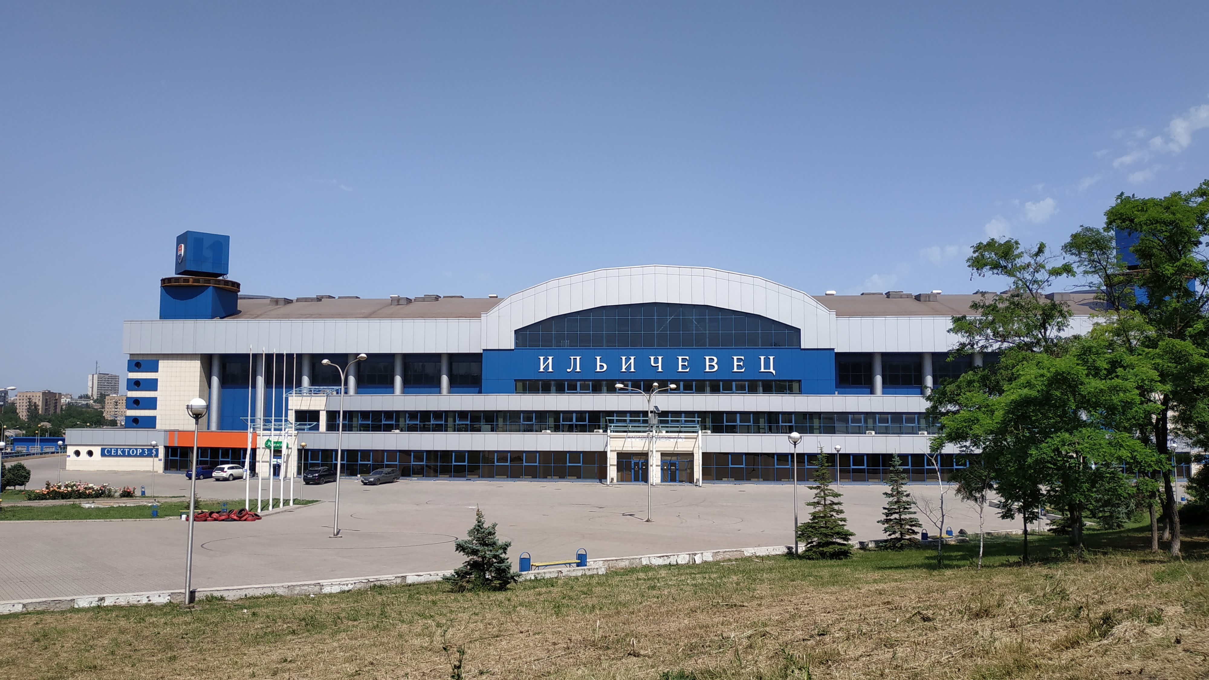 L’impianto sportivo Illičivets - foto di Claudia Bettiol L’impianto sportivo Illičivets - foto di Claudia Bettiol