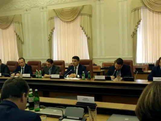 Il primo ministro Groysman (foto P. Bergamaschi)