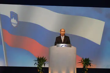 Janez Janša al congresso del Partito Popolare Europeo, Roma 2006 (Foto EPP, Flickr)