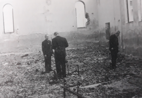 La chiesa di Briševo distrutta - Archivio personale di Ivo Atlija e Frano Piplović La chiesa di Briševo distrutta - Archivio personale di Ivo Atlija e Frano Piplović