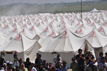 Il campo profughi di Boyunyogun