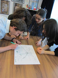 Lavori di gruppo durante le selezioni a Yerevan (Foto Ilenia Santin)