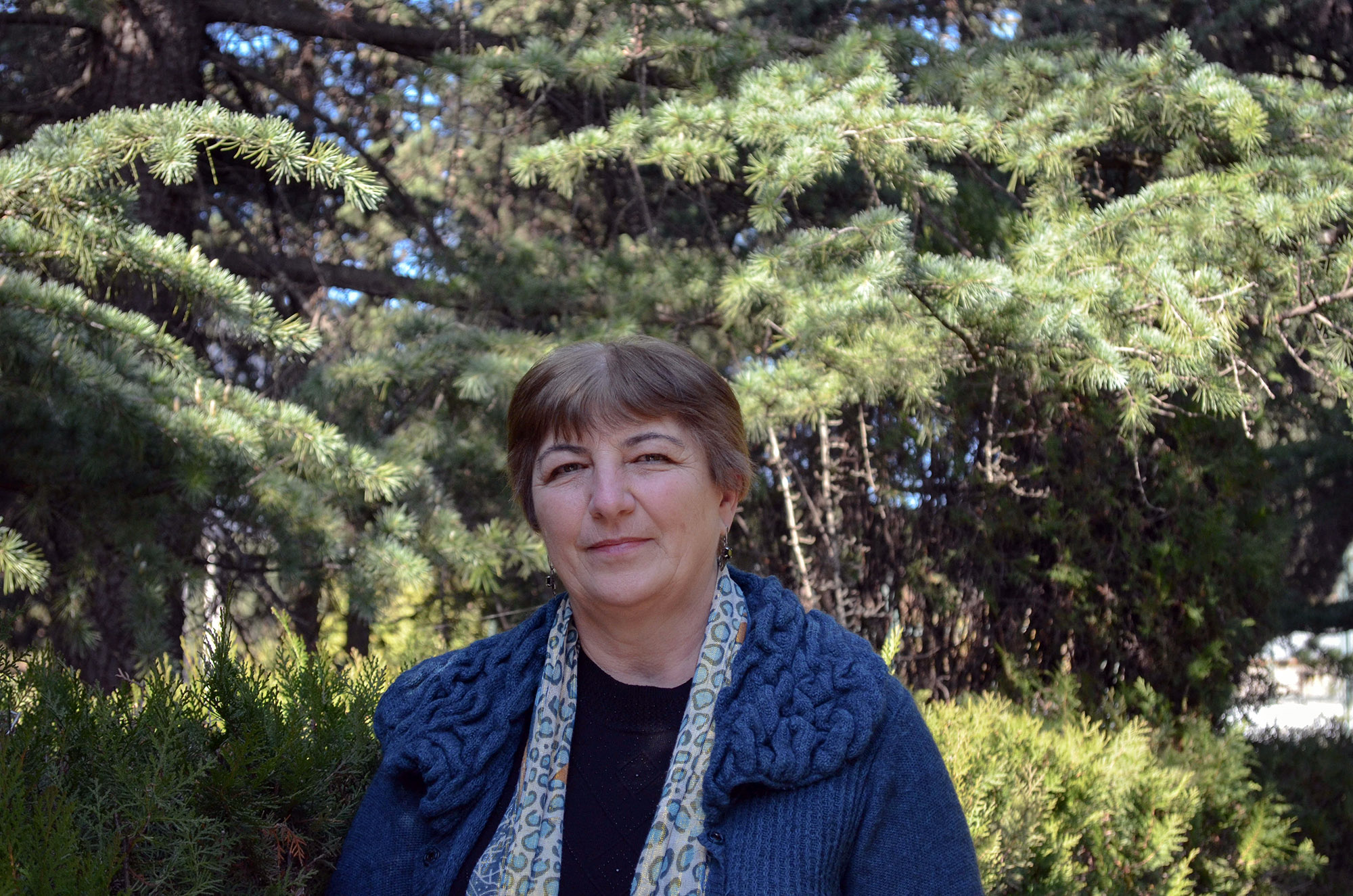 Marine Rekhviashvili, guardia forestale presso Bolnisi